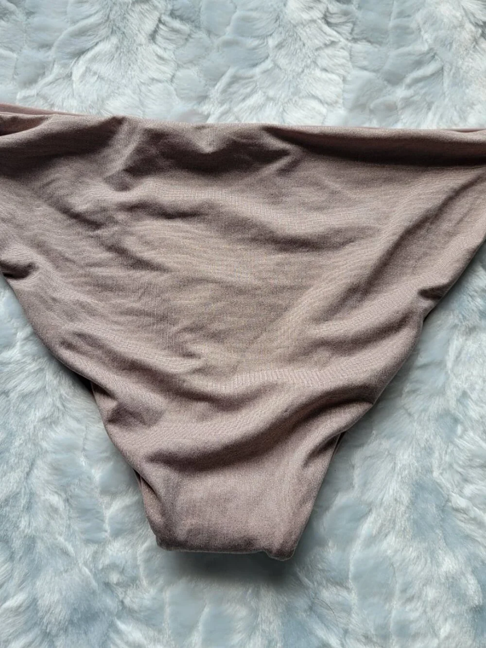 L*Space Bikini Bottom Women's XL Swim Champagne Shimmer Swimwear NWOT